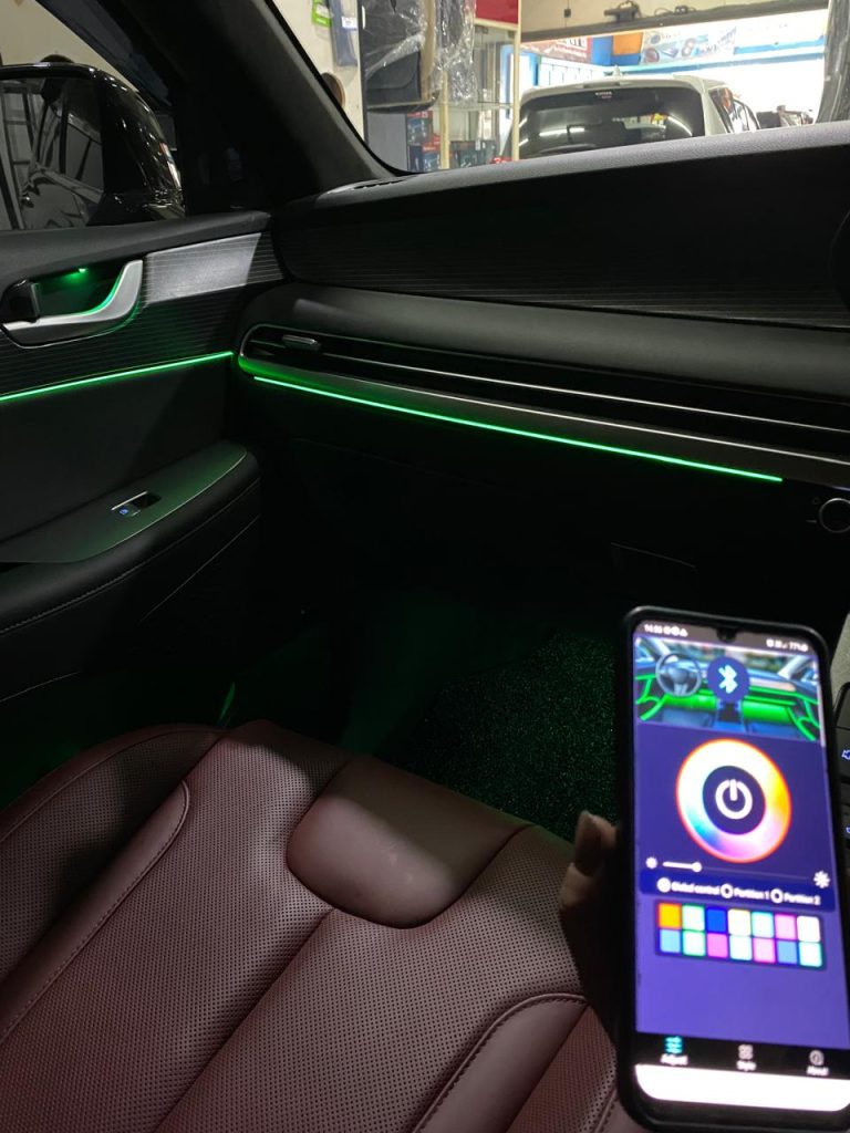 Wijaya Audio 2024 - Pemasangan Ambience light di mobil Palisade